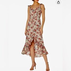 ANGIE, NWOT, WOMENS, DAINTY & DARLING, FLOWERED PRINT DRESS. SIZE S